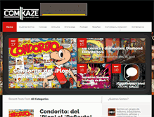 Tablet Screenshot of comikaze.net